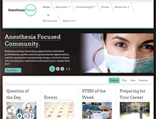 Tablet Screenshot of anesthesiaplanet.com
